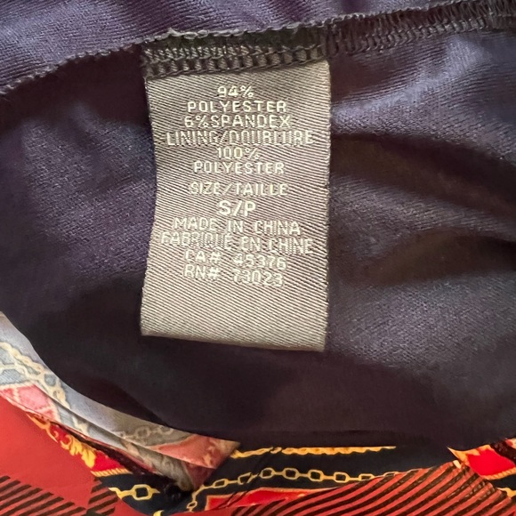 Versace look like dress. Size small. Beautiful print colours - Picture 5 of 6